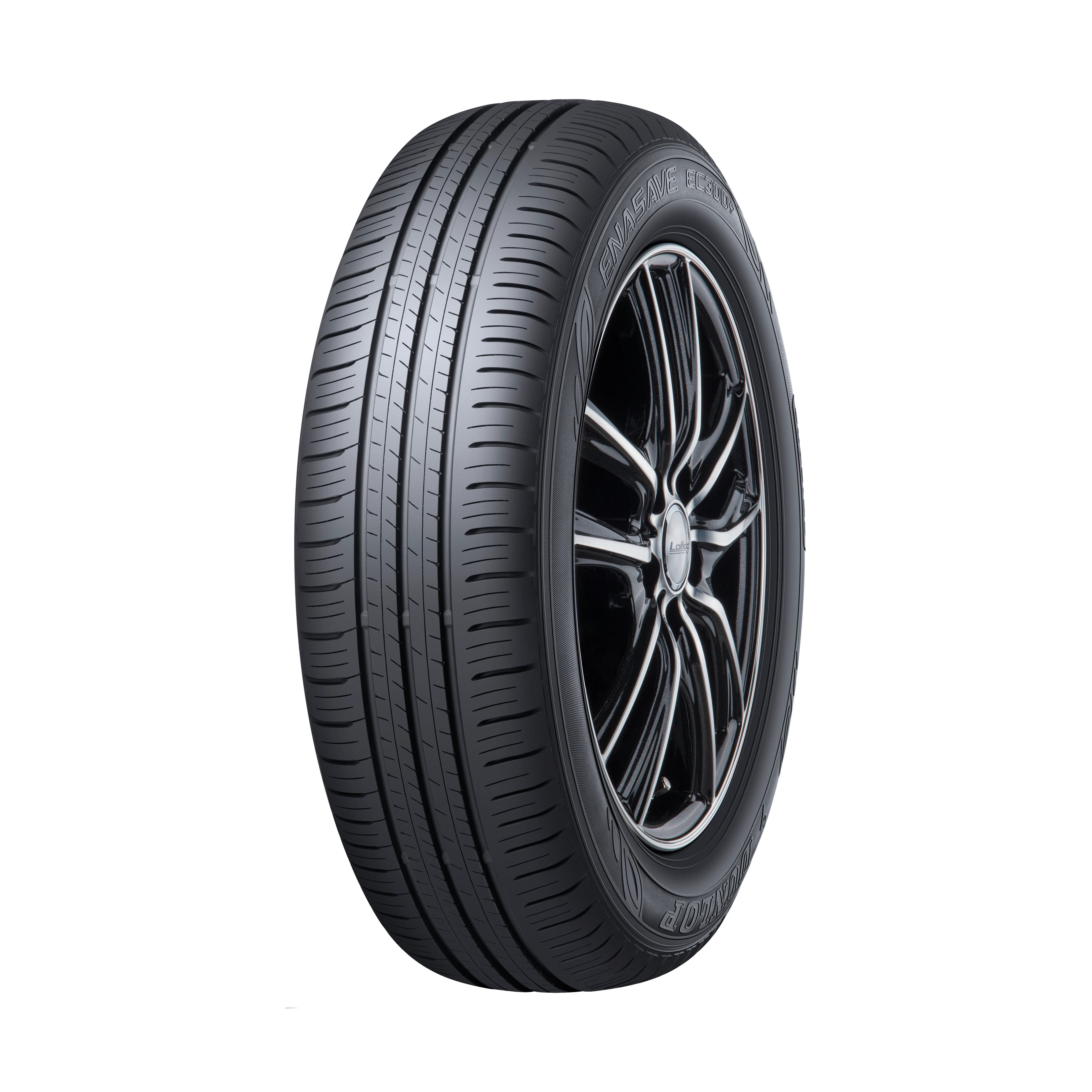 Dunlop Enasave EC300+ tyre — front three-quarter studio view